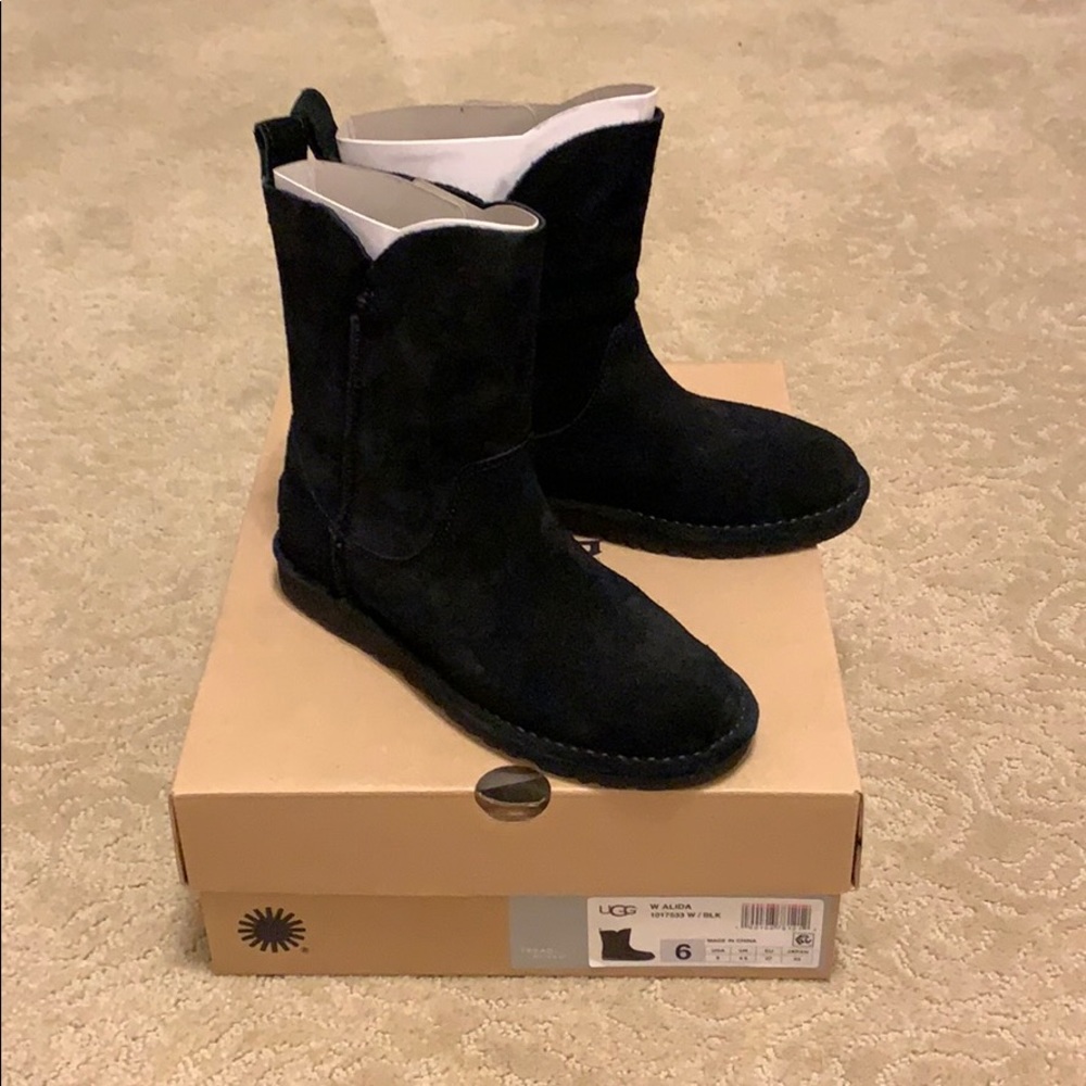 Like New Ugg W Alida Black Size 6 with Box